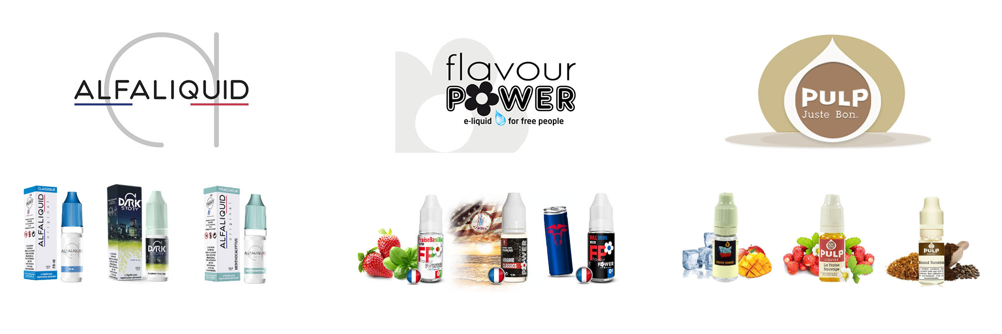 fabricant de e liquide pulp flavour power et alfaliquid